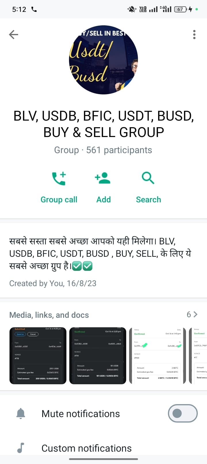 selling